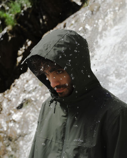 Puffer 3in1 Rain Jacket Olive