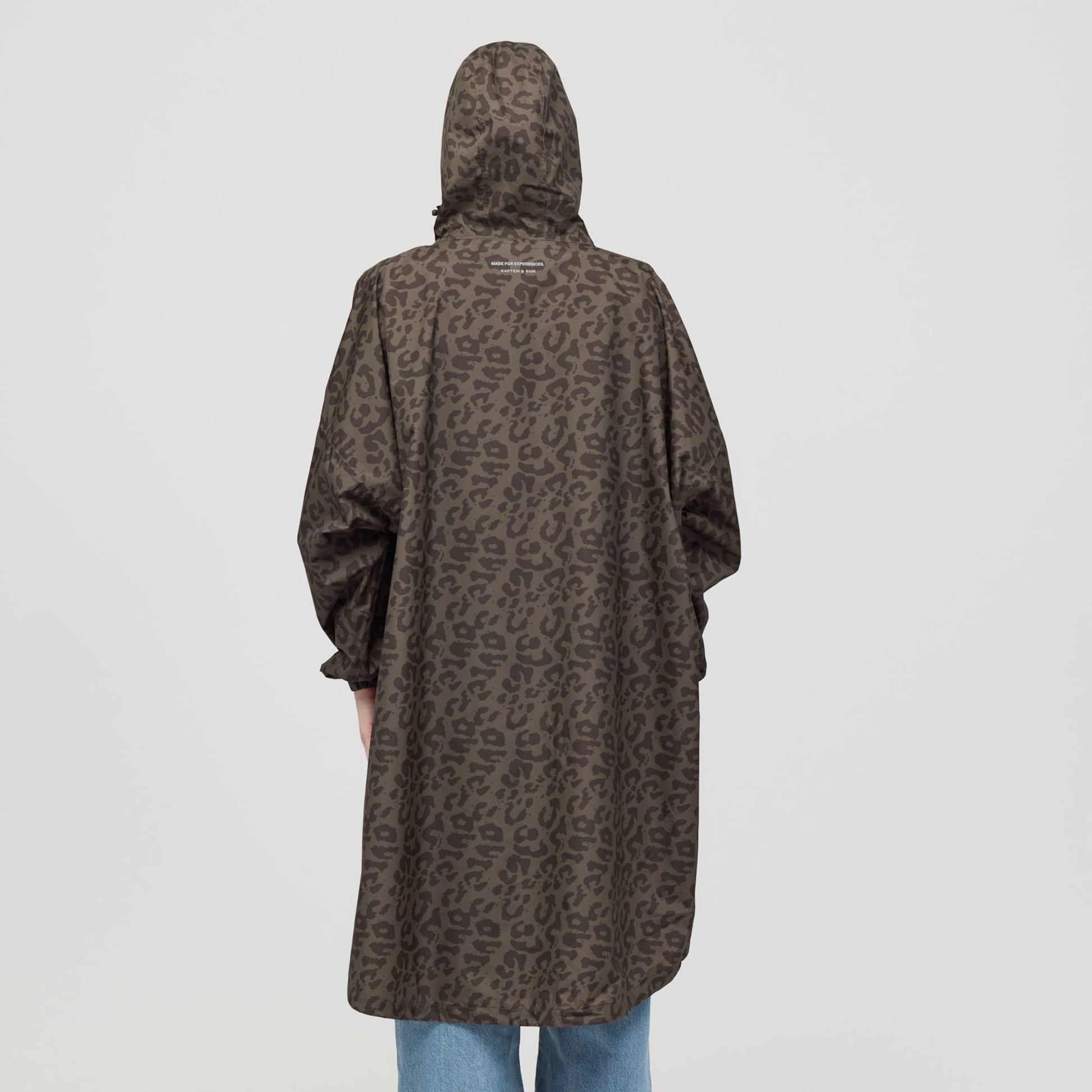 Rain Poncho All Black