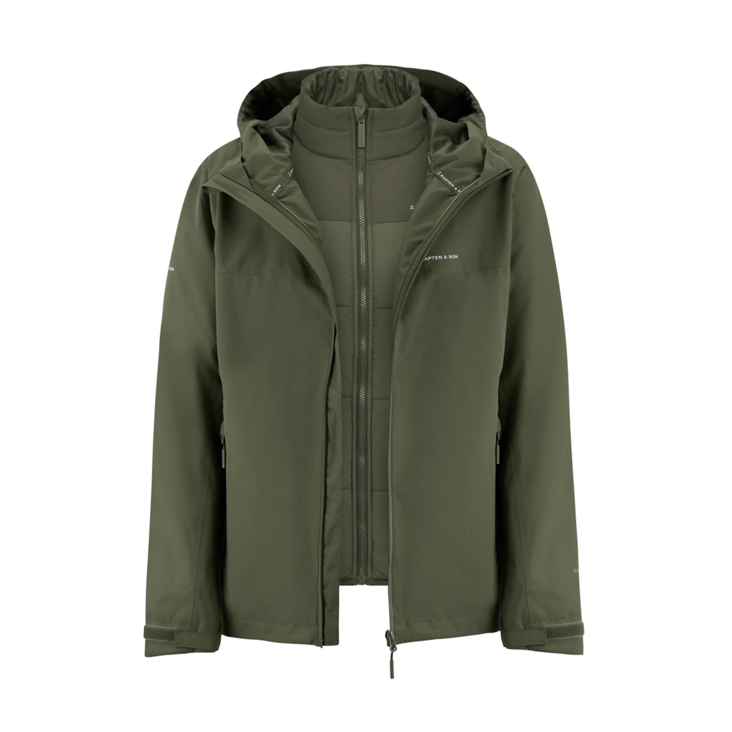 Puffer 3in1 Rain Jacket Sandstone