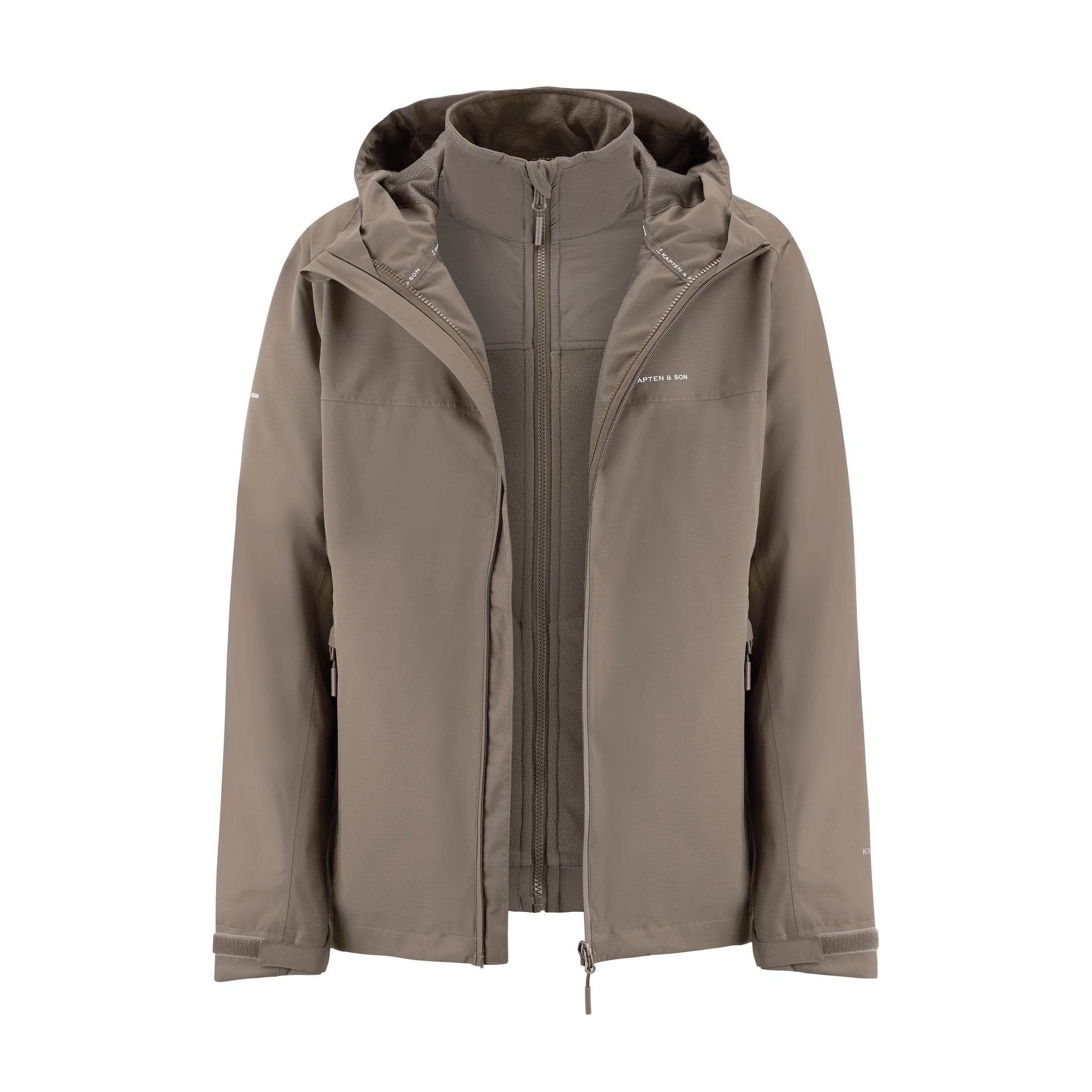 Everyday 3in1 Rain Jacket All Black