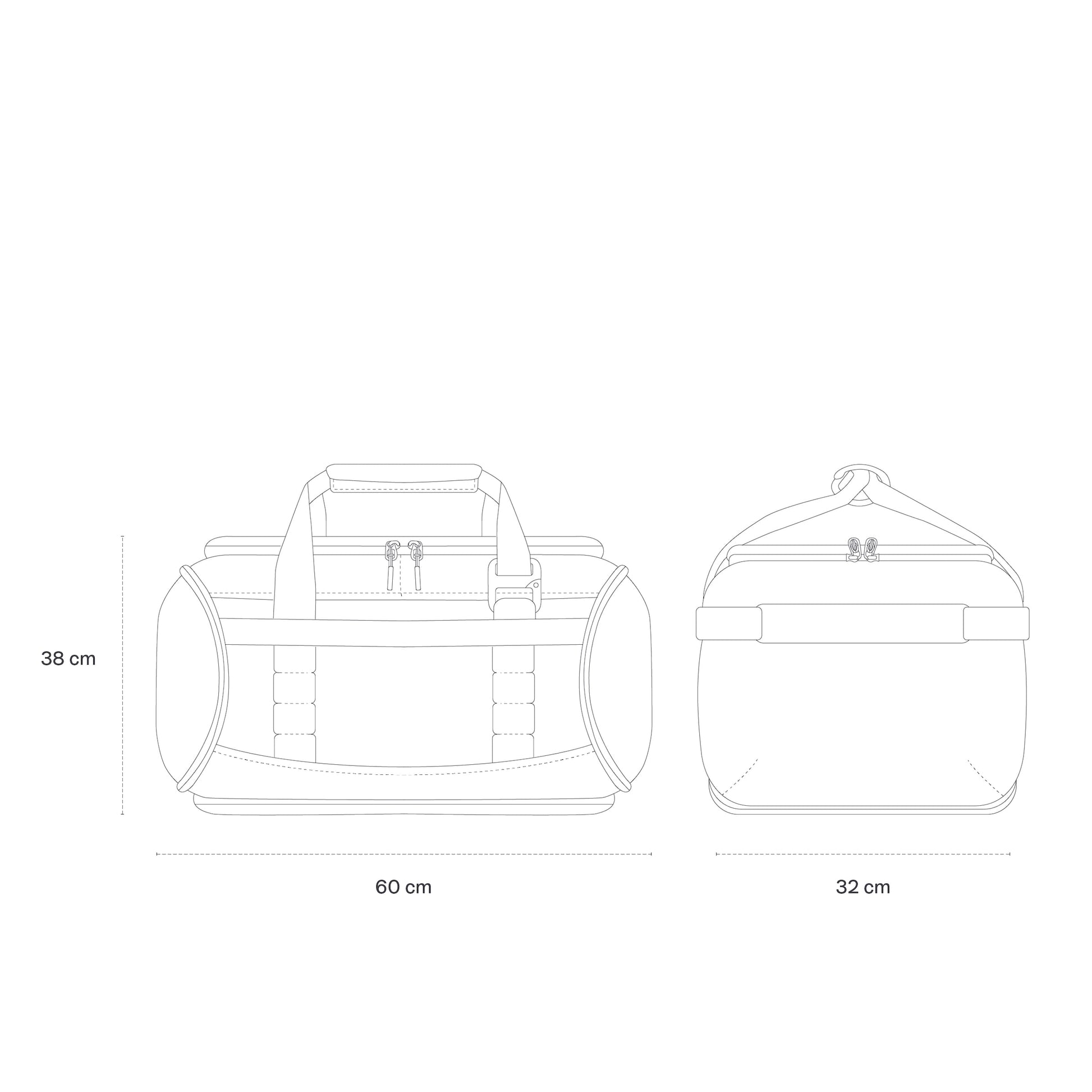 Lisbon Duffle Backpack Medium Muted Rose