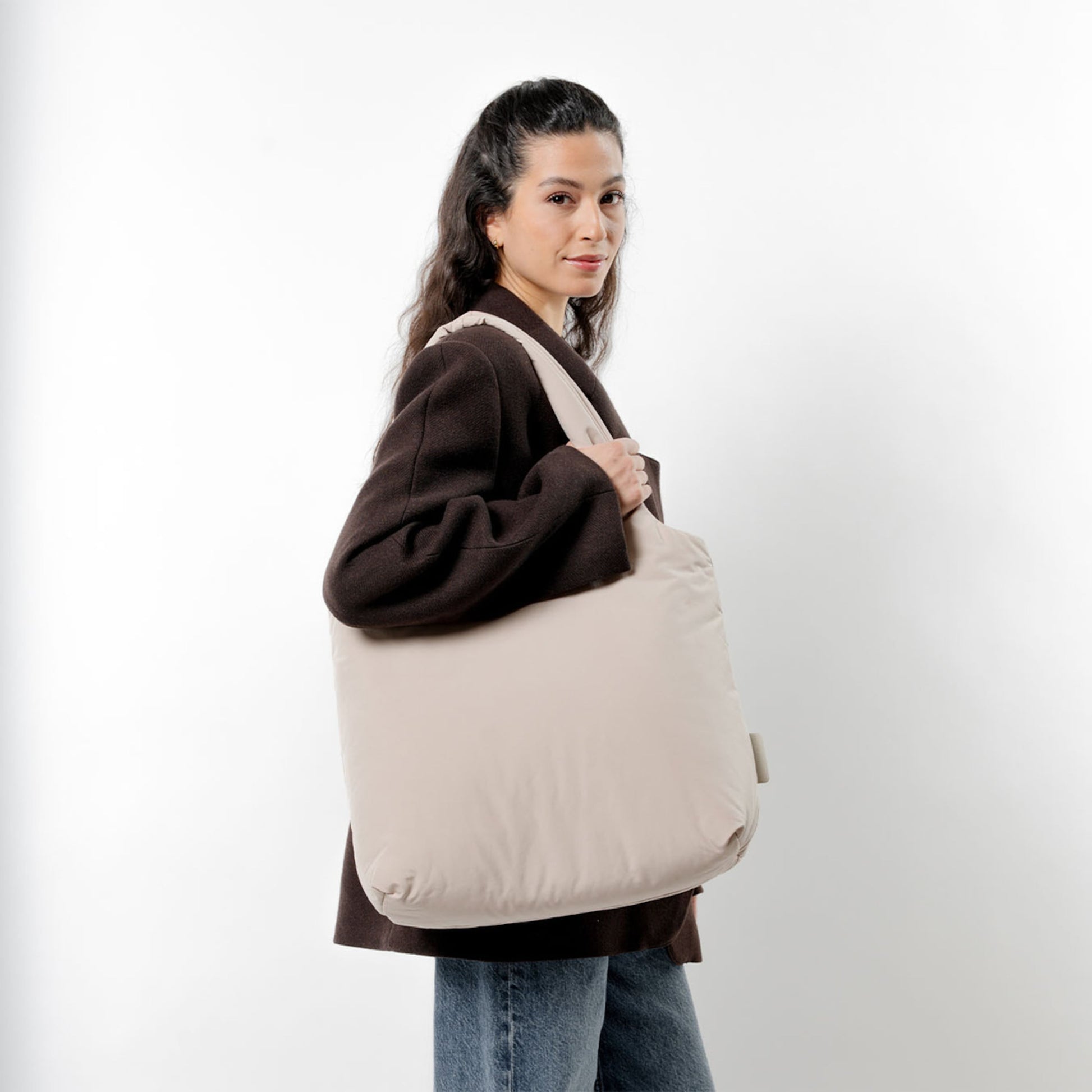Skara Cloud Shopper Cord Rose Clay