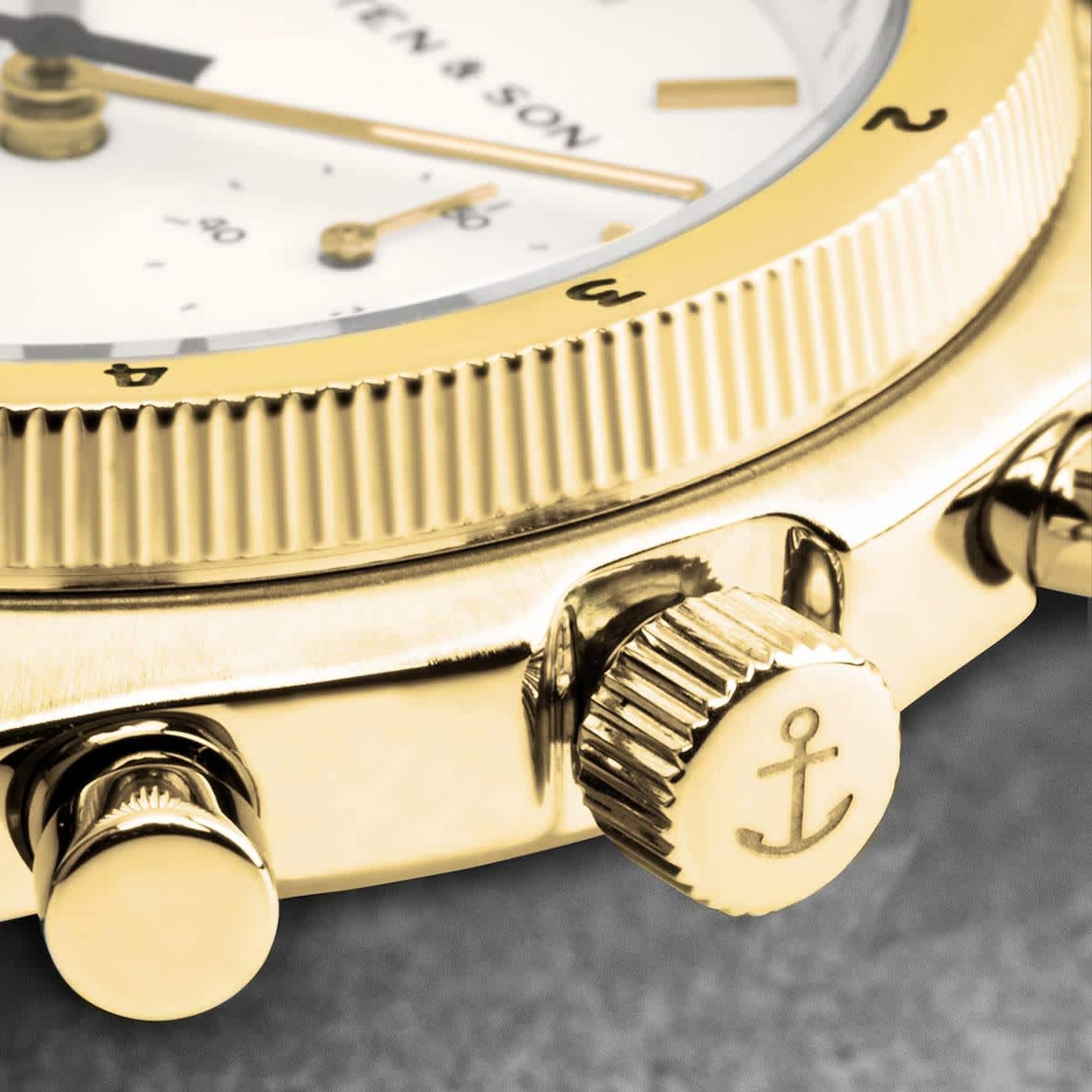 Rise Small Light Gold Cream Steel