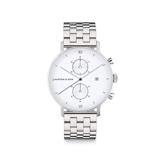 Chrono Small Silver Steel