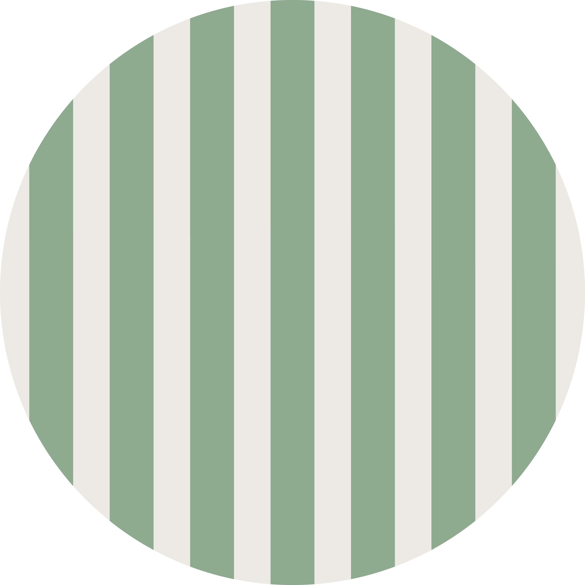 Towel Sand Green Stripe