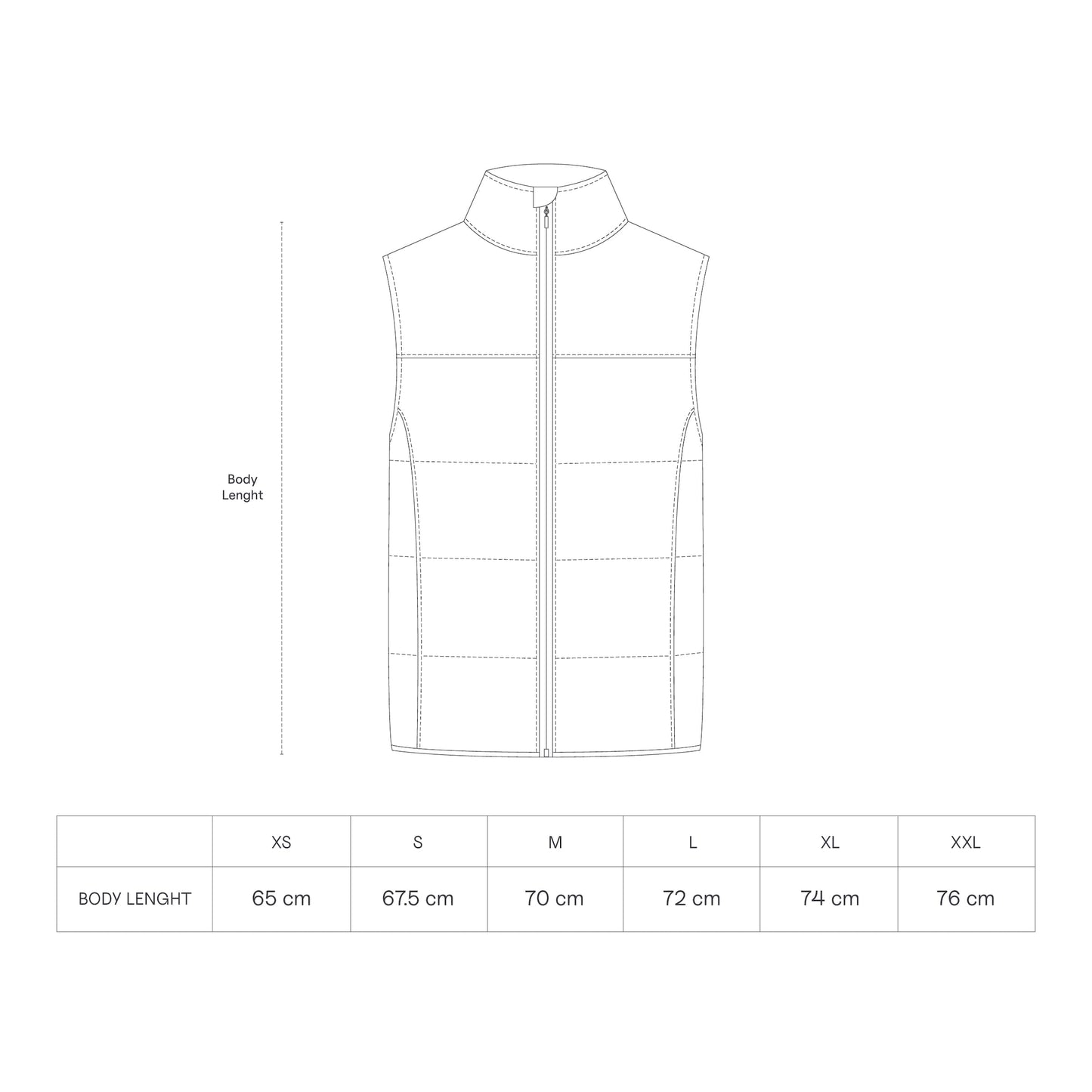 Light Puffer Vest Sandstone