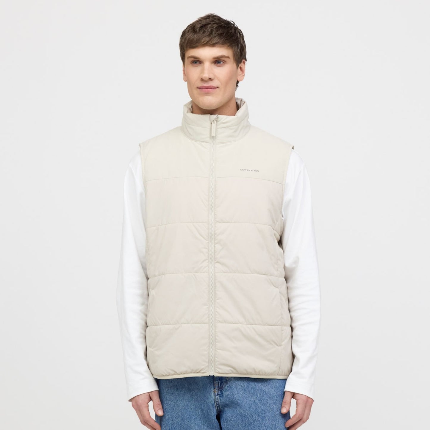 Light Puffer Vest All Black