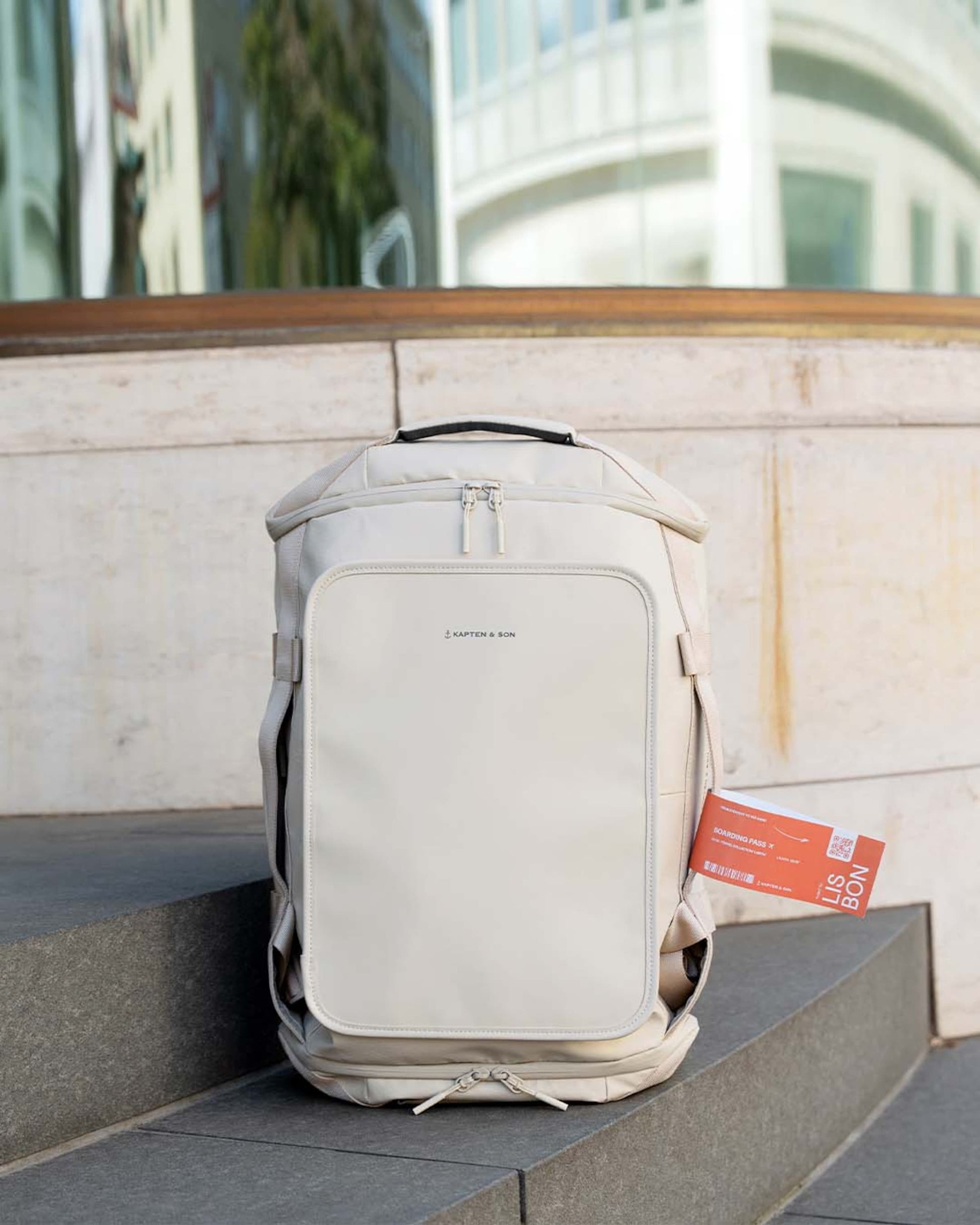 Lisbon Duffle Backpack Large All Black 