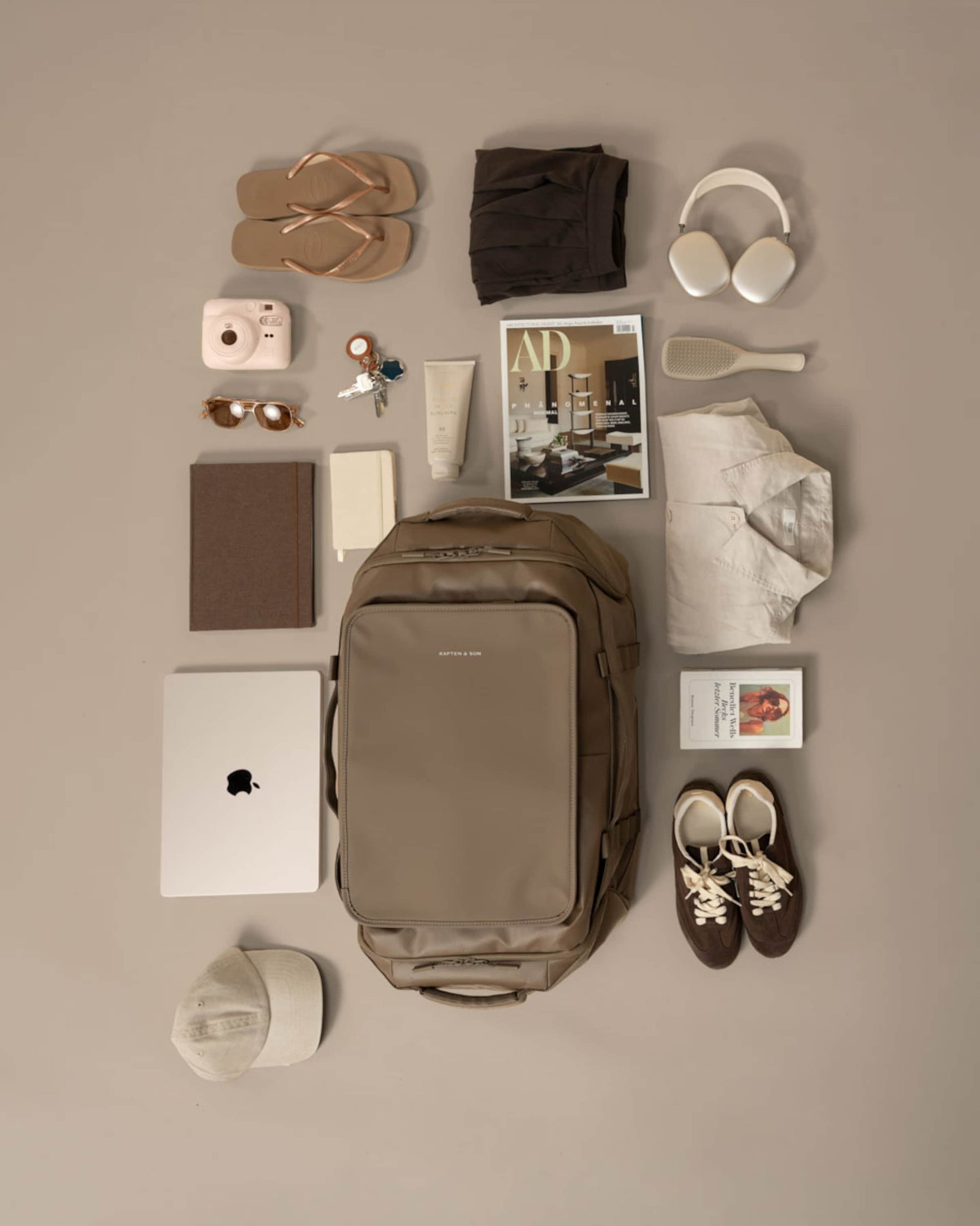 Lisbon Duffle Backpack Small Walnut