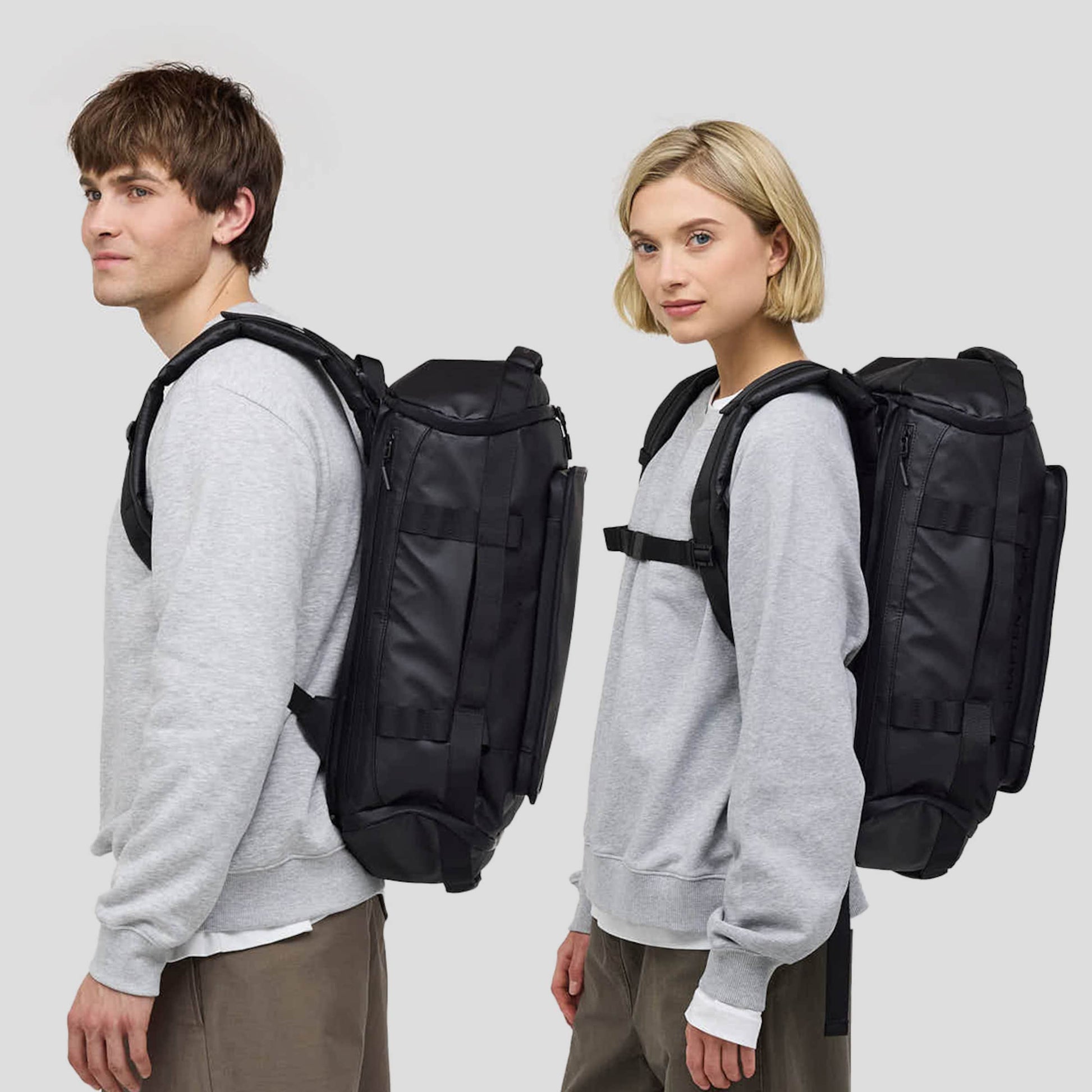 Lisbon Duffle Backpack Medium Sandstone