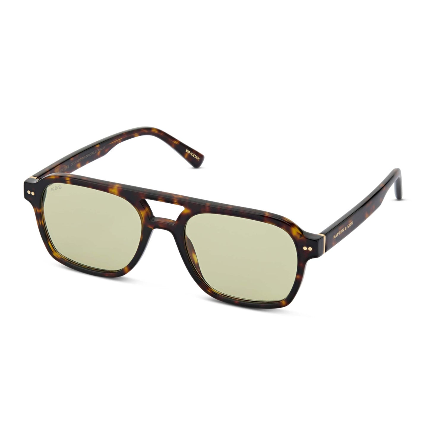 Zurich Oversize Small Transparent Hazel Light Brown