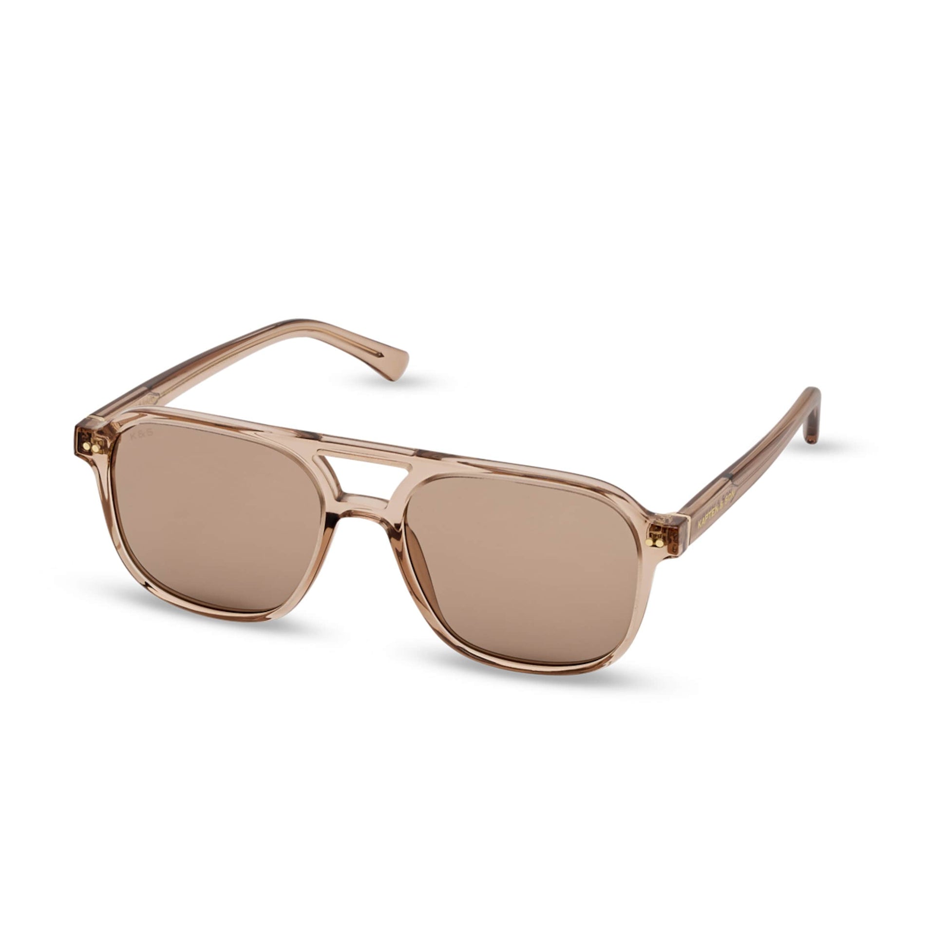 Zurich Oversize Small Crystal Tortoise Brown