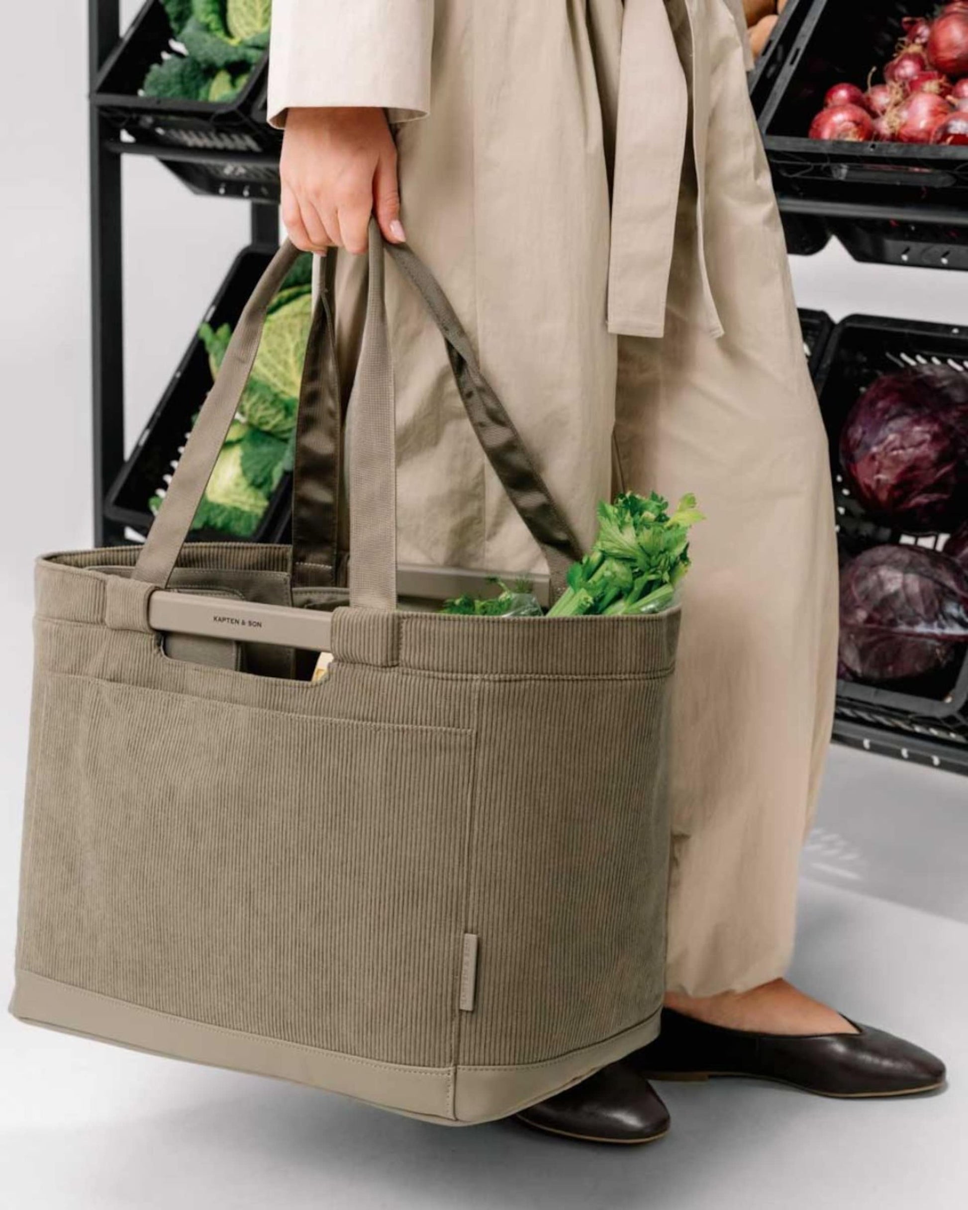 Vaasa Shopping Basket All Black