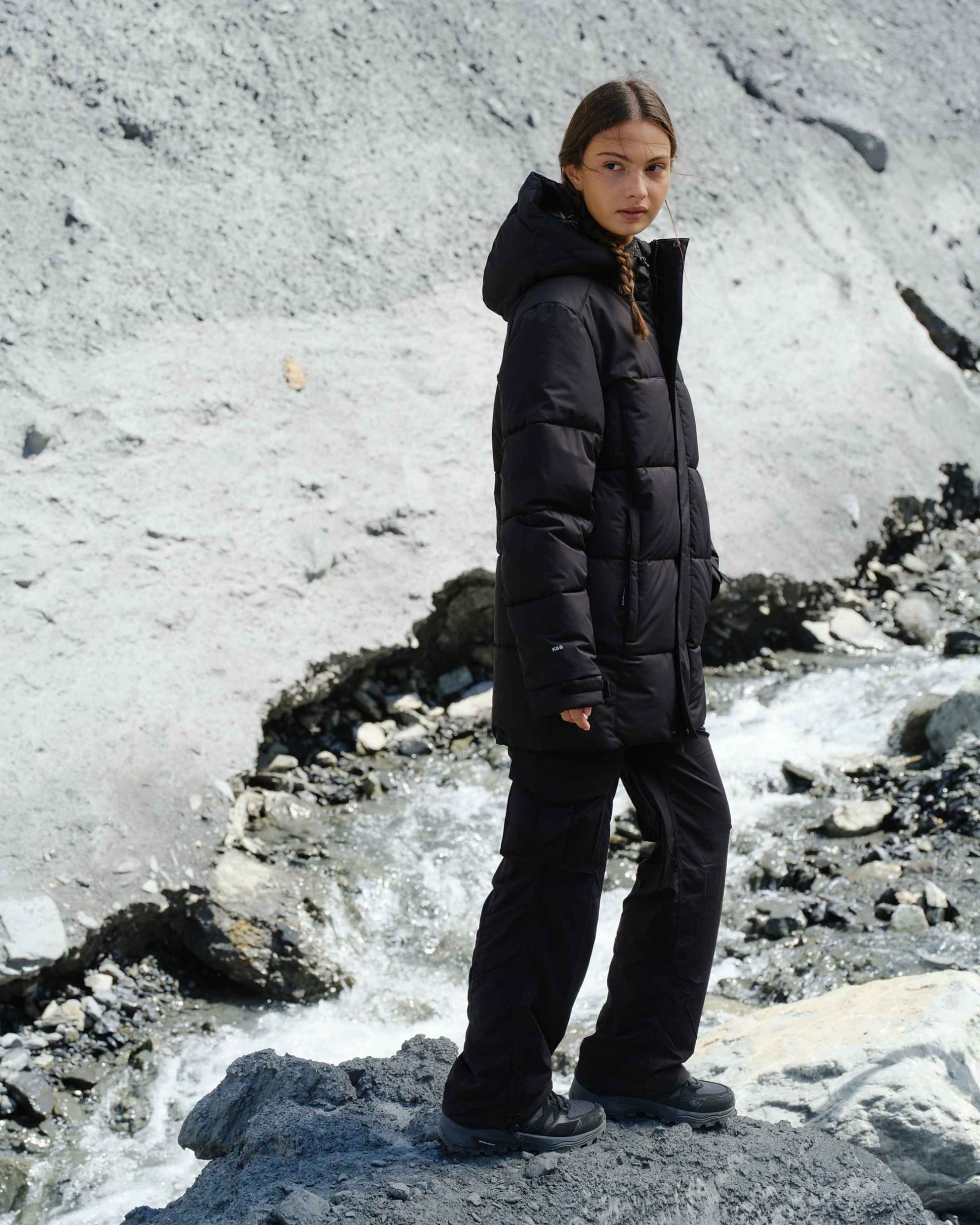 Winter Puffer Jacket All Black