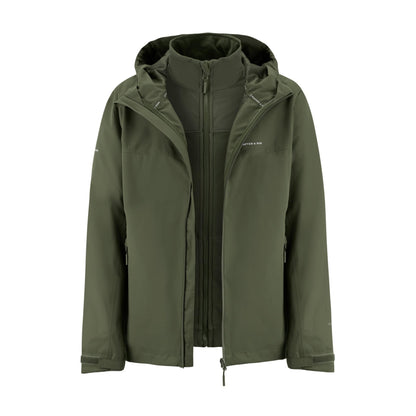 Everyday 3in1 Rain Jacket Taupe