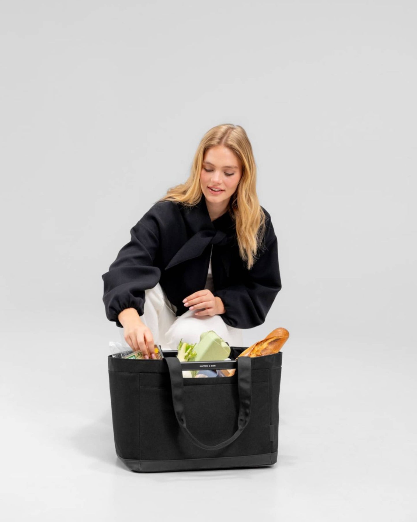 Vaasa Shopping Basket All Black