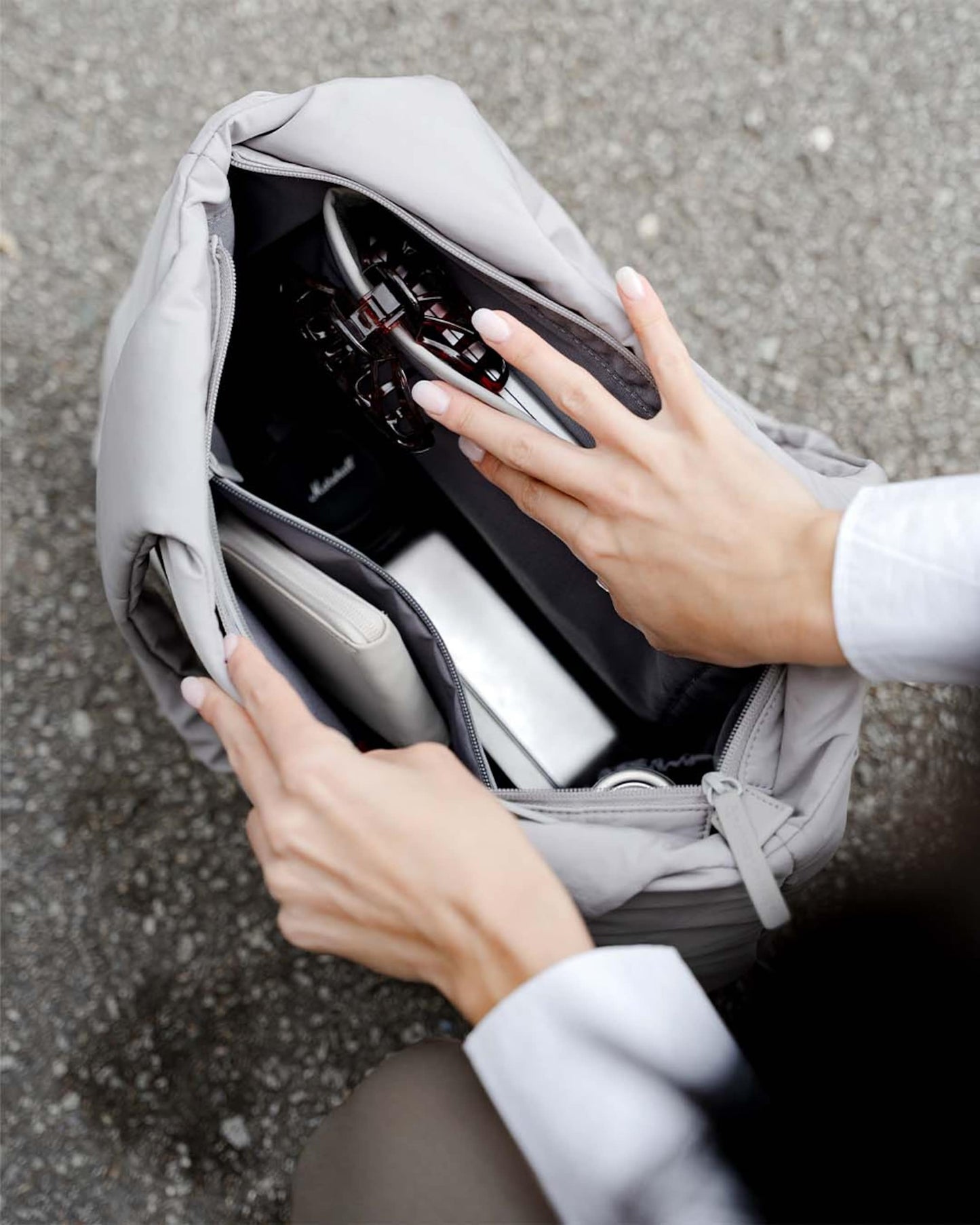 Skara Cloud Shopper Greige