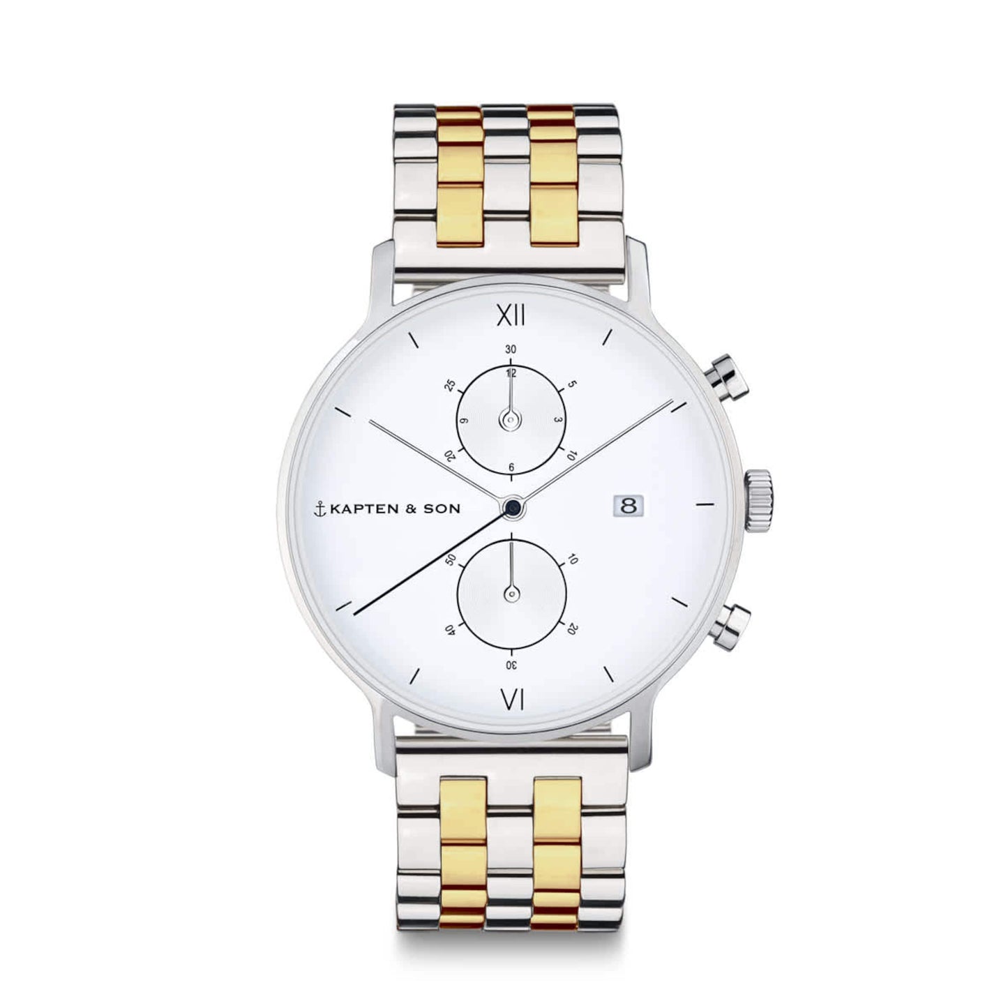 Chrono Small Gold Bicolor Steel