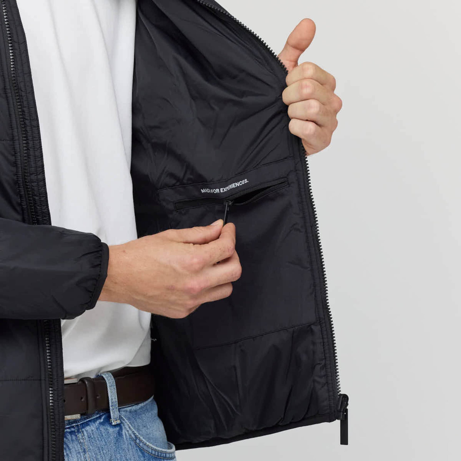 Puffer 3in1 Rain Jacket All Black