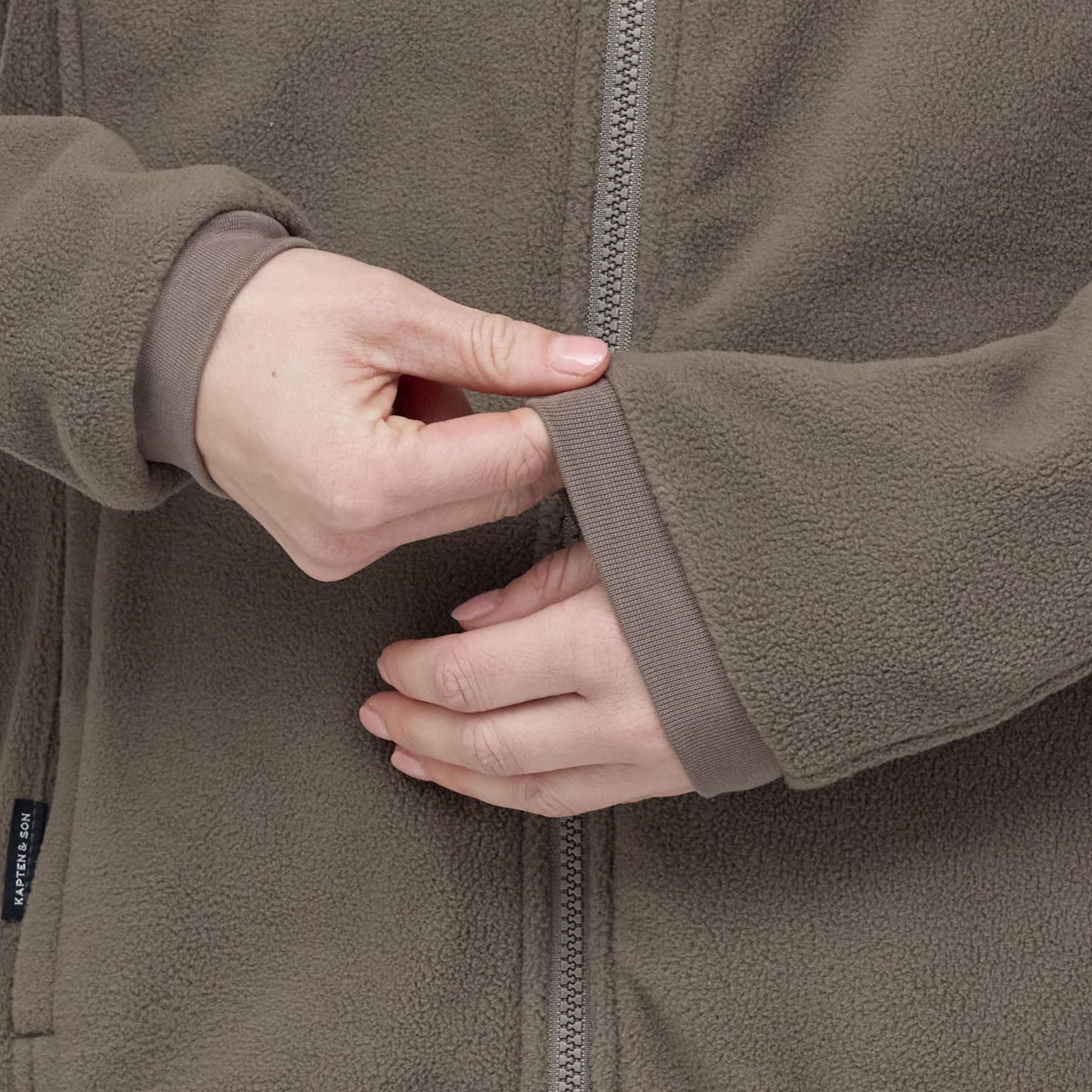 Light Fleece Jacket Olive