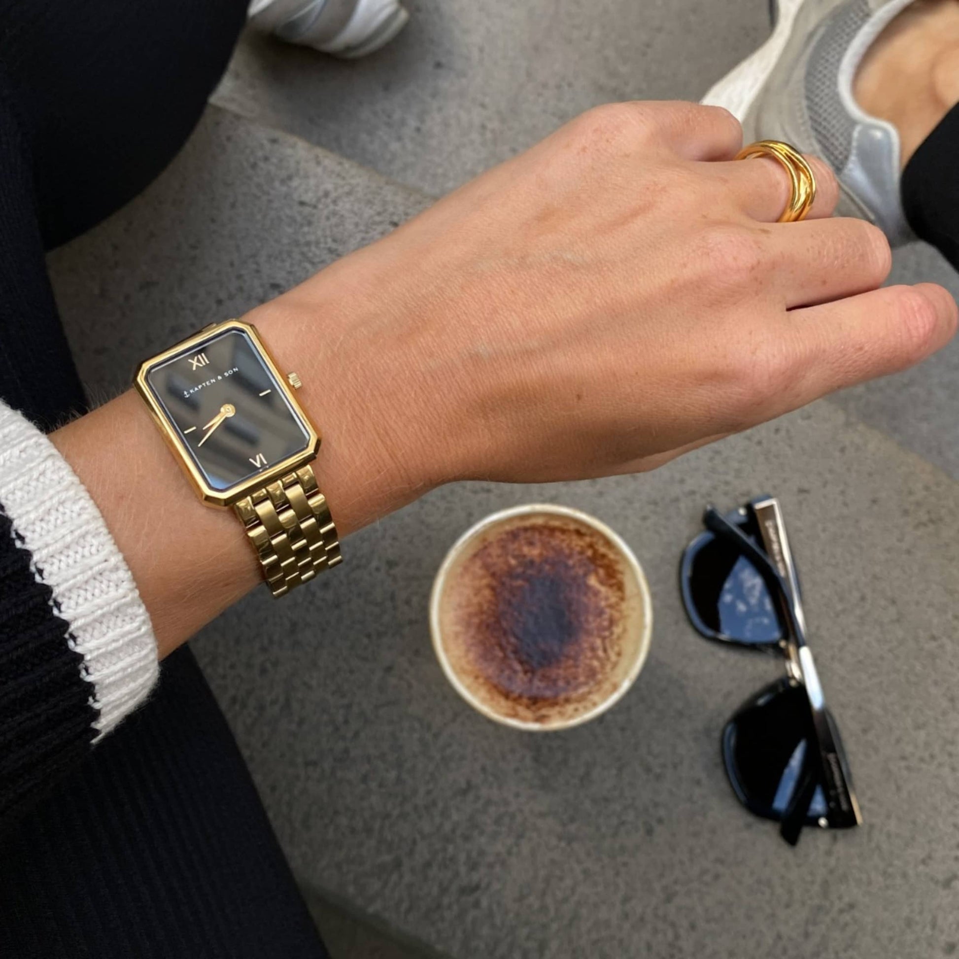 Grace Gold Black Steel