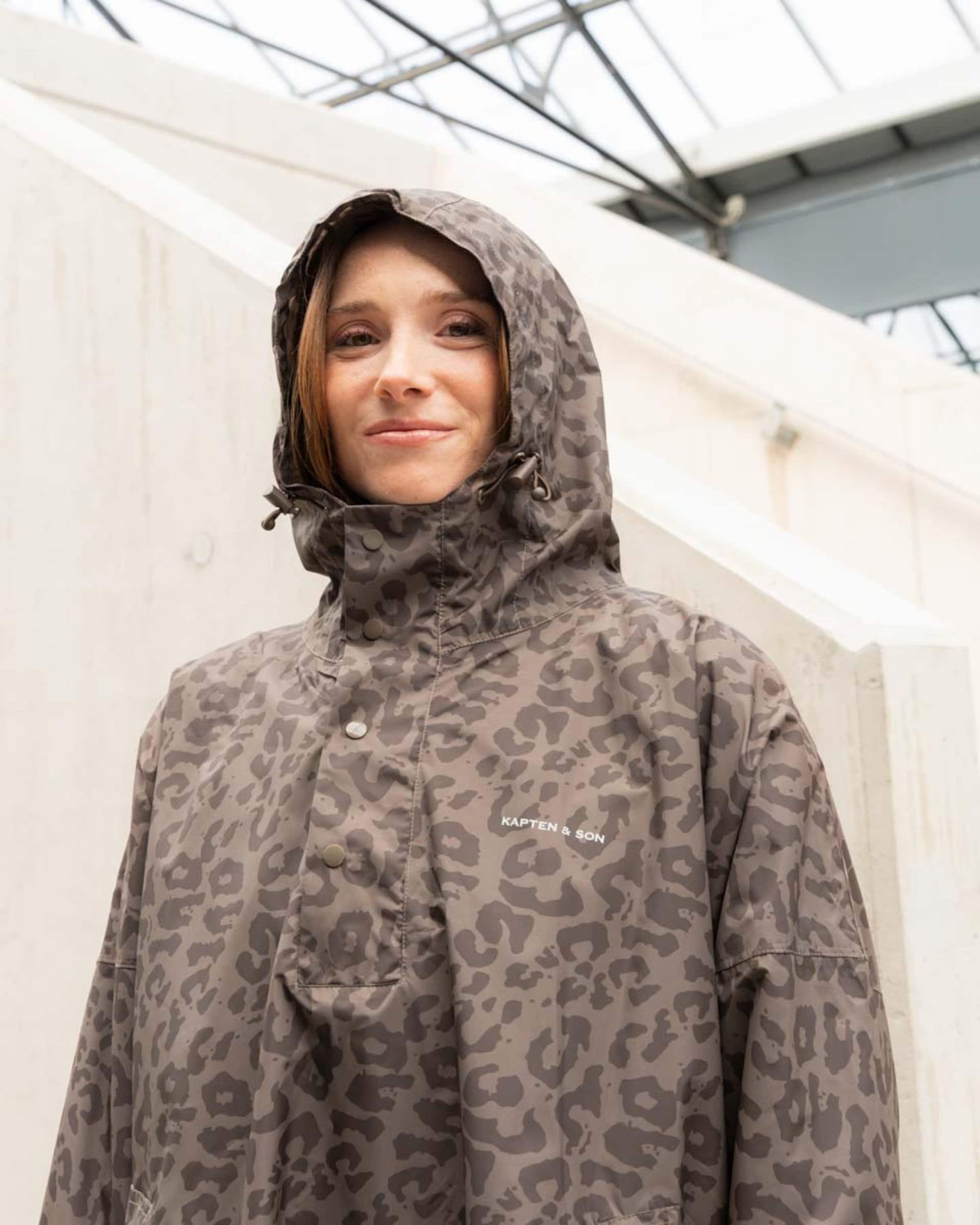 Rain Poncho Muted Rose