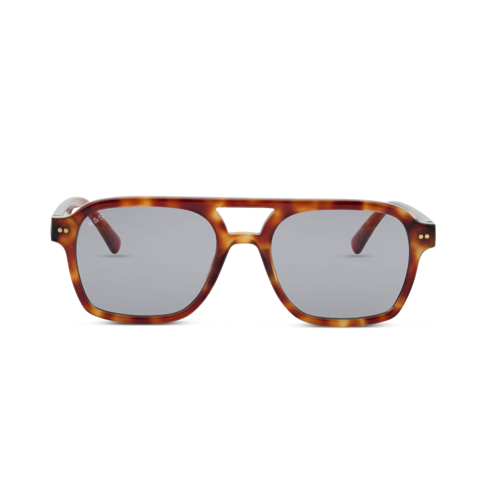 Zurich Oversize Crystal Tortoise Brown