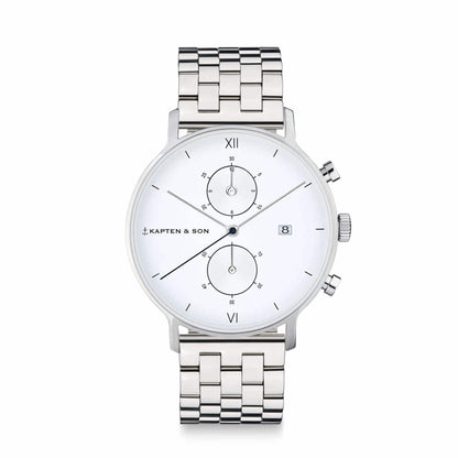 Chrono Small Silver Steel