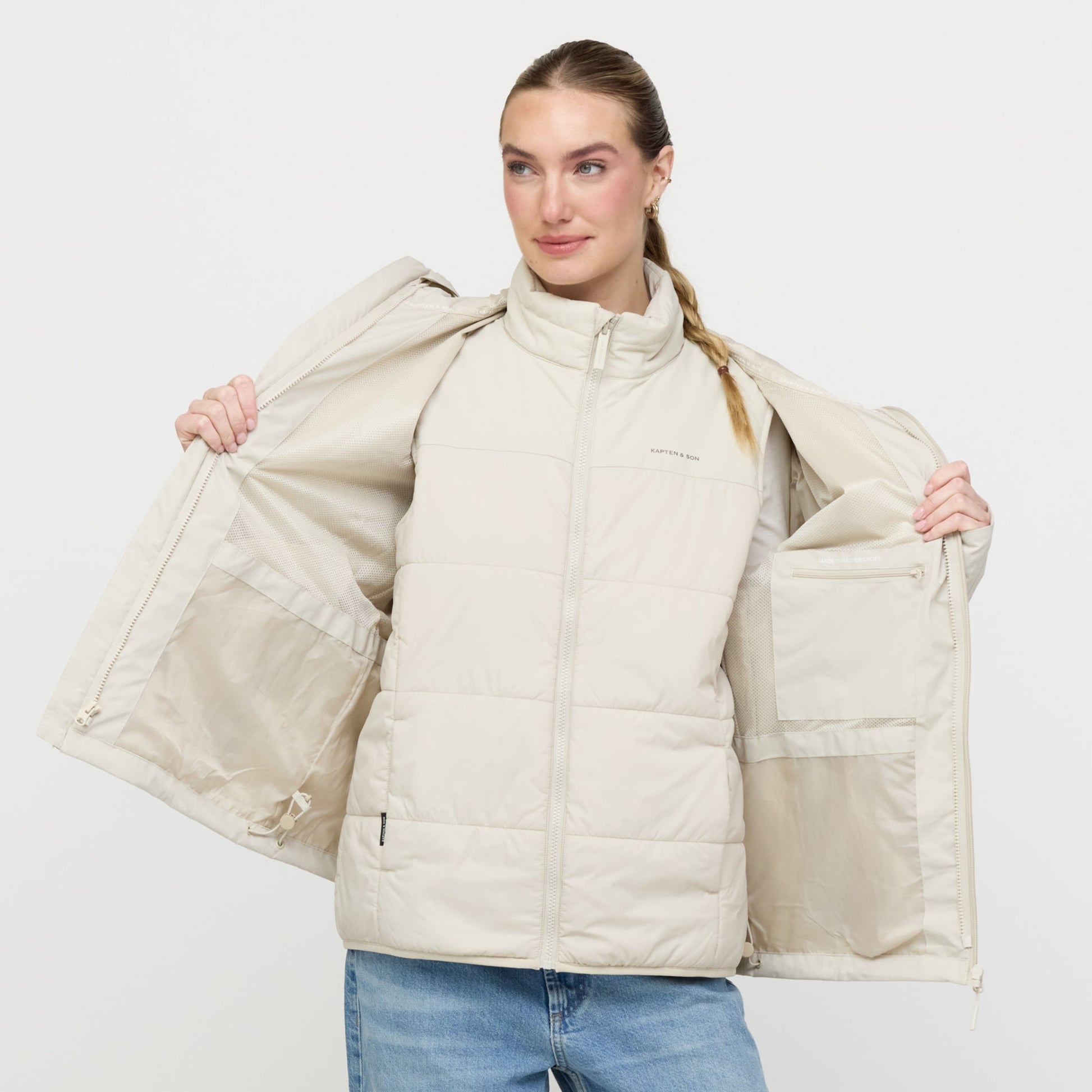 Light Puffer Vest All Black