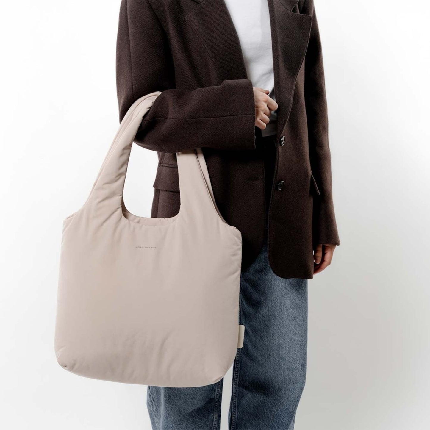 Skara Cloud Shopper Cord Dusty Khaki