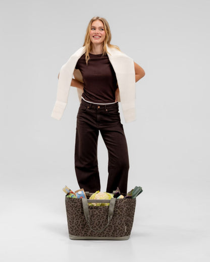 Vaasa Shopping Basket Cord Dusty Khaki