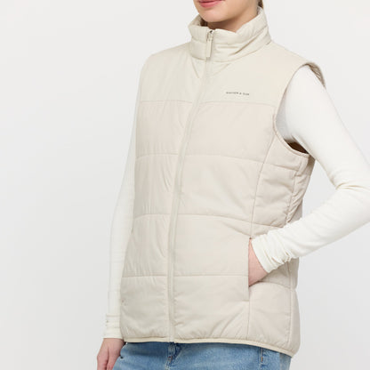 Light Puffer Vest All Black