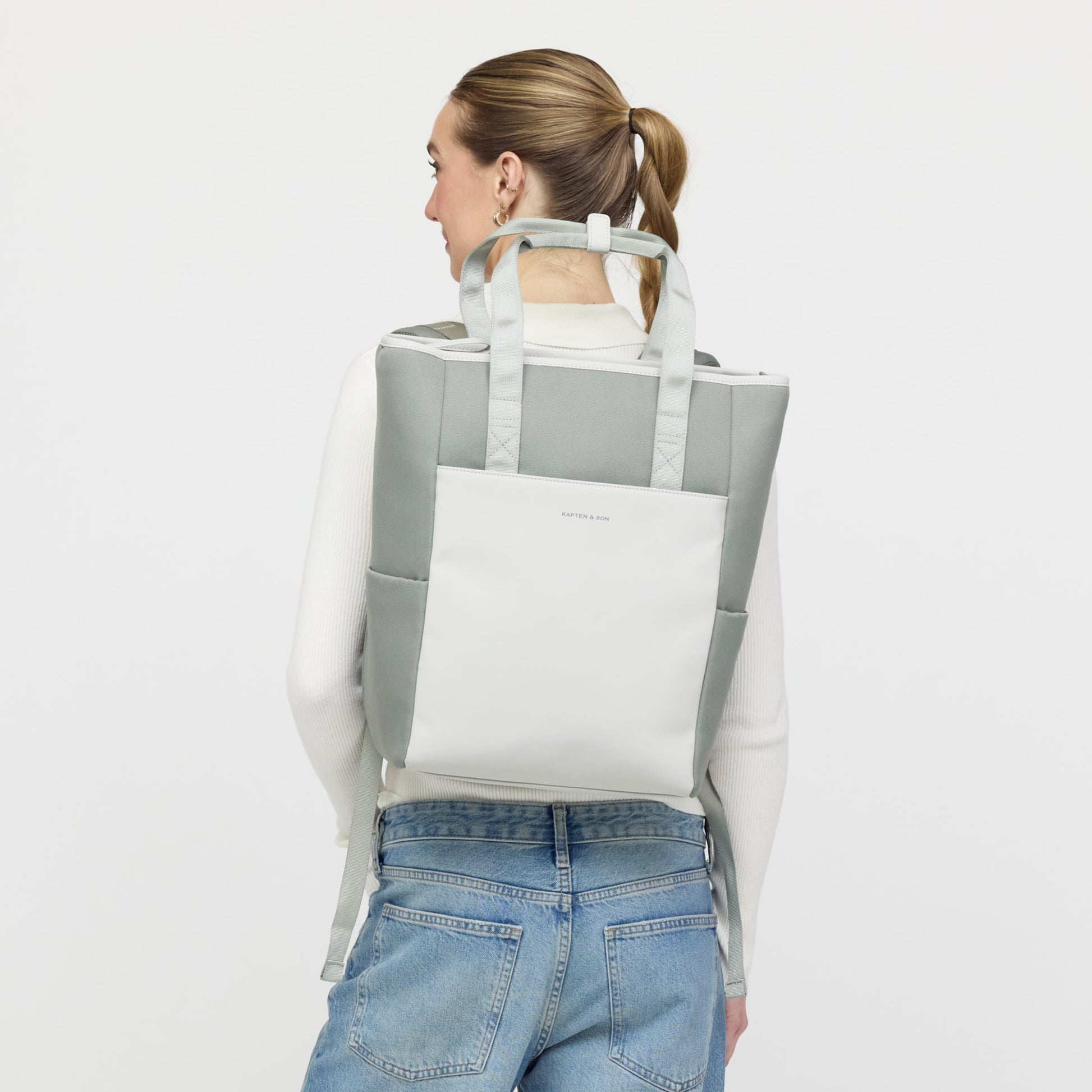 Lindby Pro Diaper Backpack Set Muted Sage