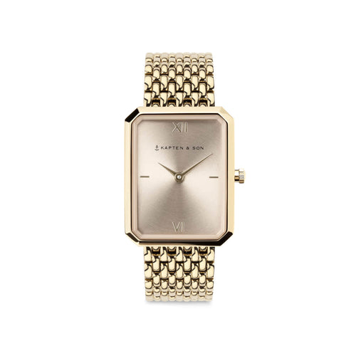 Grace Light Gold Cream Woven Steel