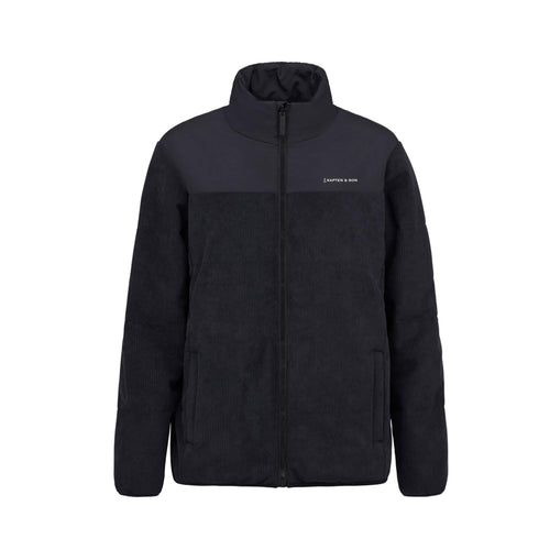 Puffer Jacket Cord All Black