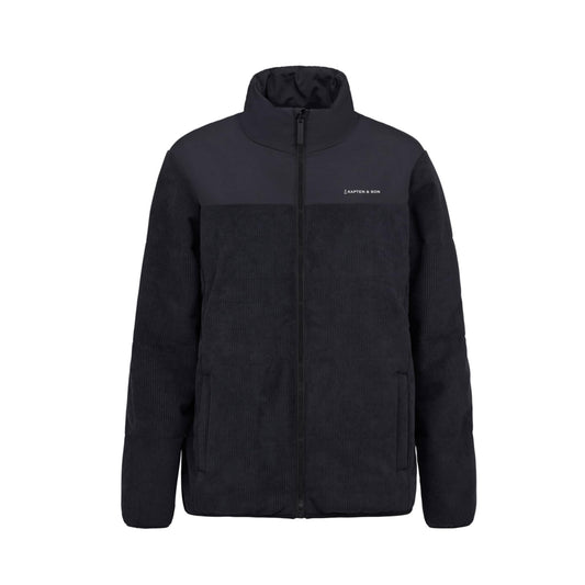 Puffer Jacket Cord All Black