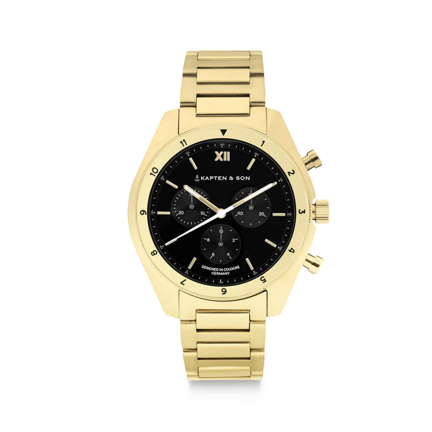 Rise Small Gold Black Steel