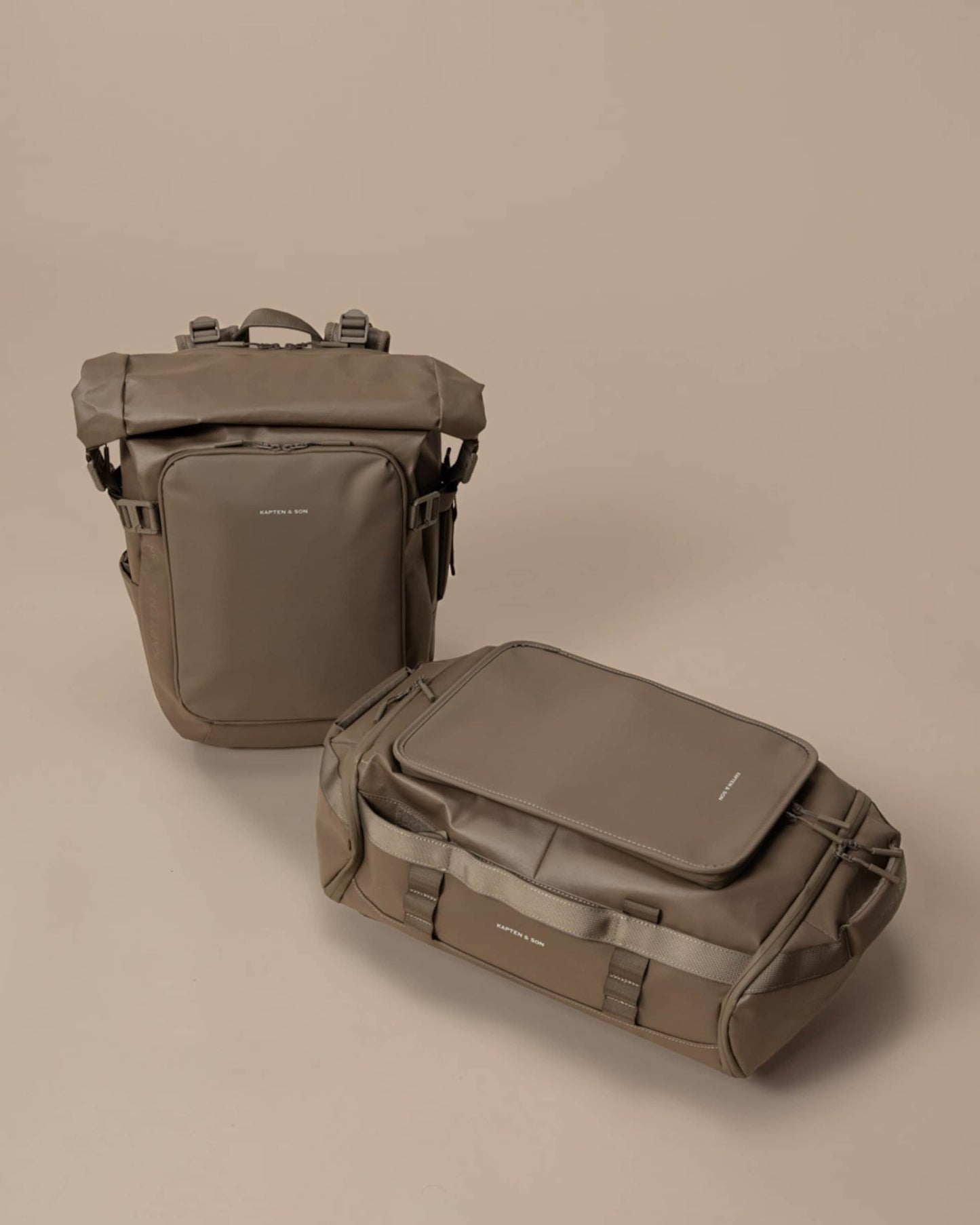 Lisbon Duffle Backpack Small All Black 
