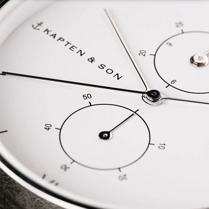 Chrono Small Gold Steel
