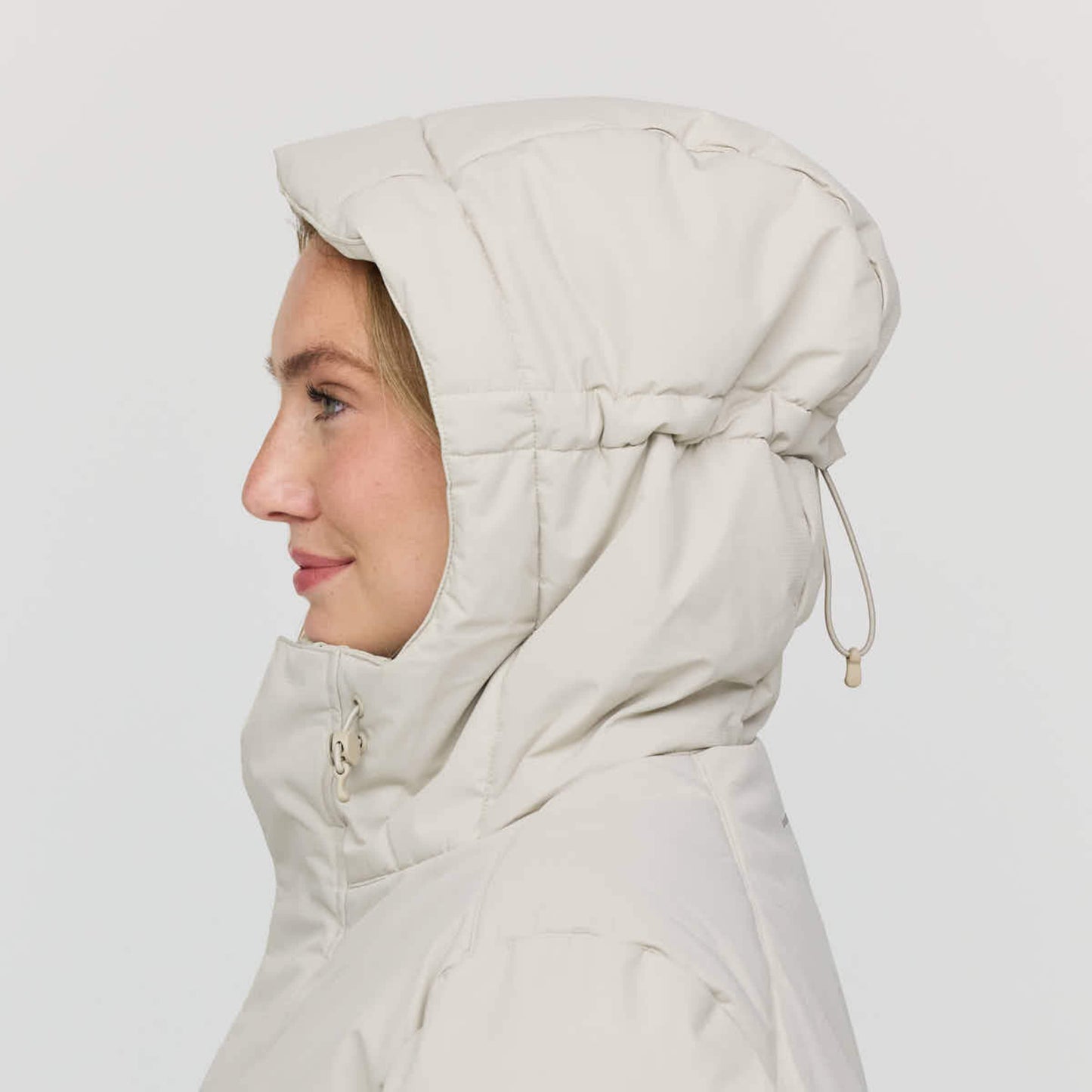 Winter Puffer Jacket Cord All Black