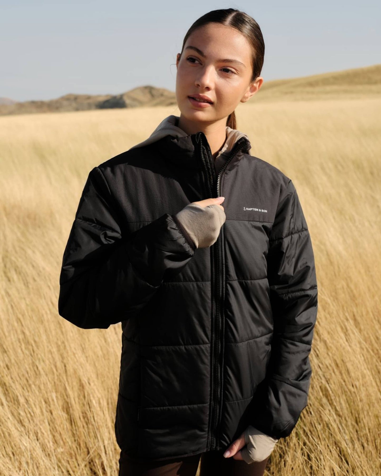 Puffer 3in1 Rain Jacket Taupe