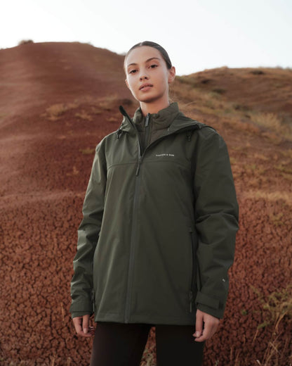Puffer 3in1 Rain Jacket Taupe