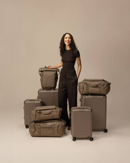 Lisbon Duffle Backpack Medium Sandstone