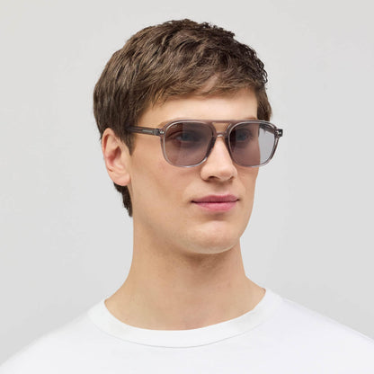 Zurich Oversize Crystal Tortoise Brown