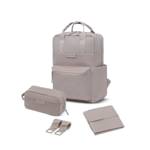 Bergen Pro Diaper Backpack Set Muted Rose