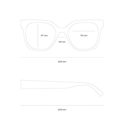 Siena Small Crystal Tortoise Brown