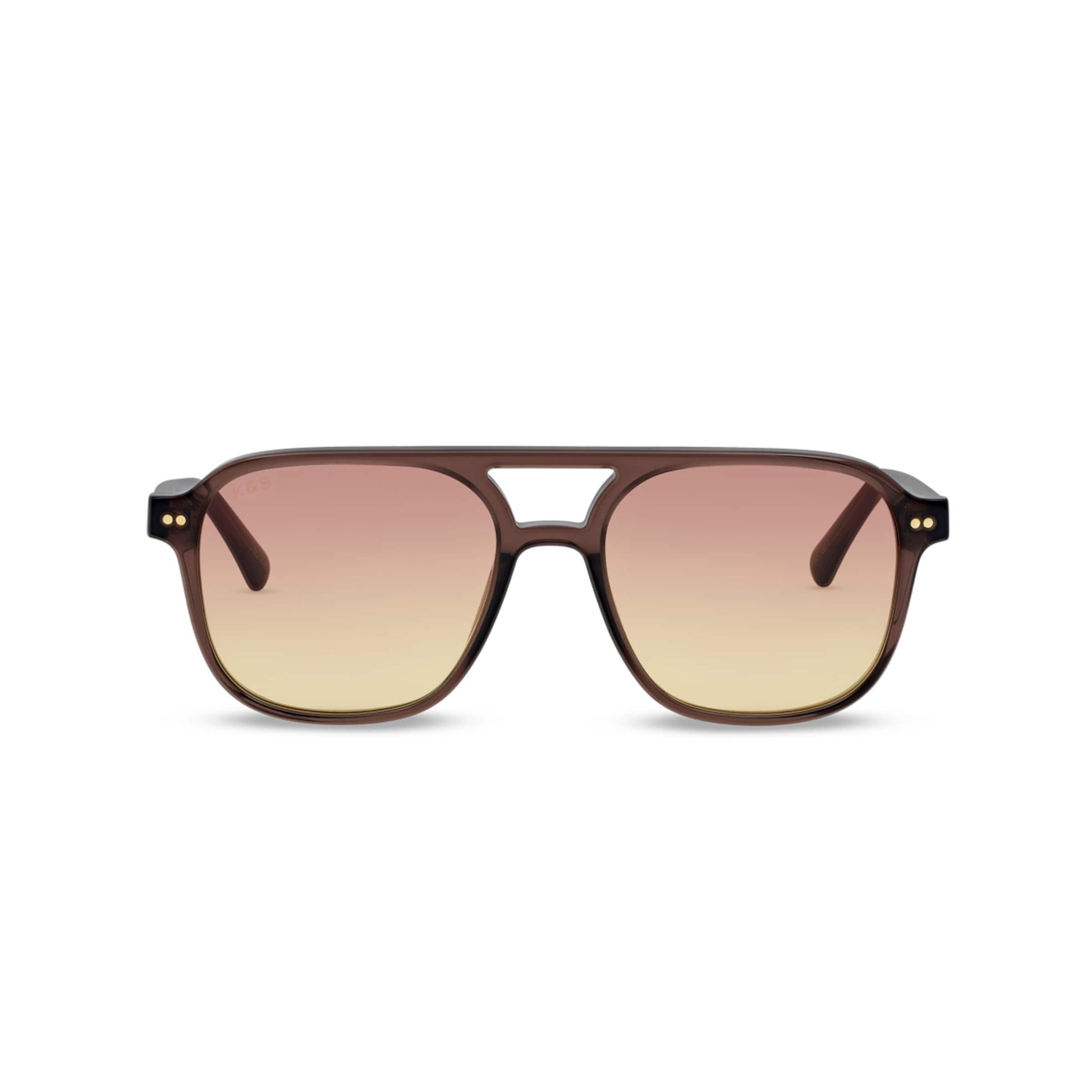 Zurich Oversize Small Dark Tortoise Green