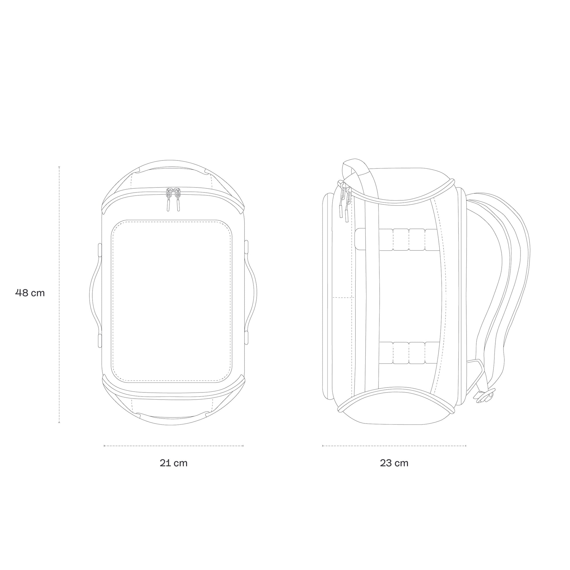 Lisbon Duffle Backpack Large Sandstone 