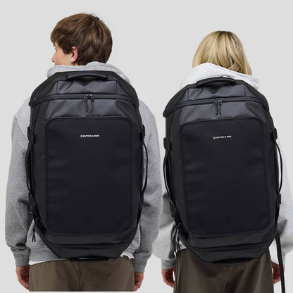 Lisbon Duffle Backpack Small All Black 