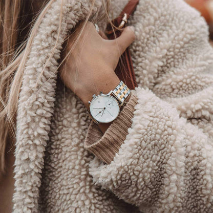 Chrono Silver Bicolor Steel